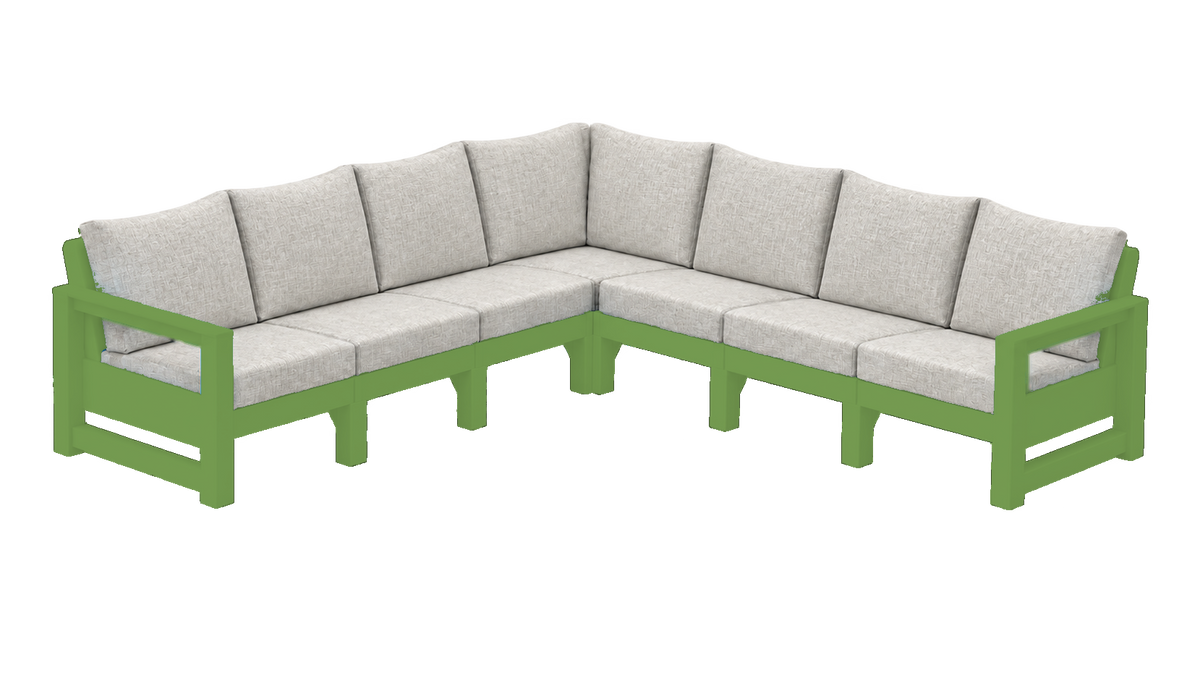 Modern Outdoor 7 Seater Sectional