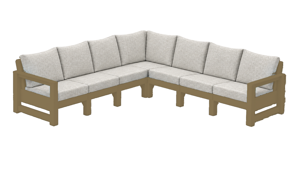 Modern Outdoor 7 Seater Sectional