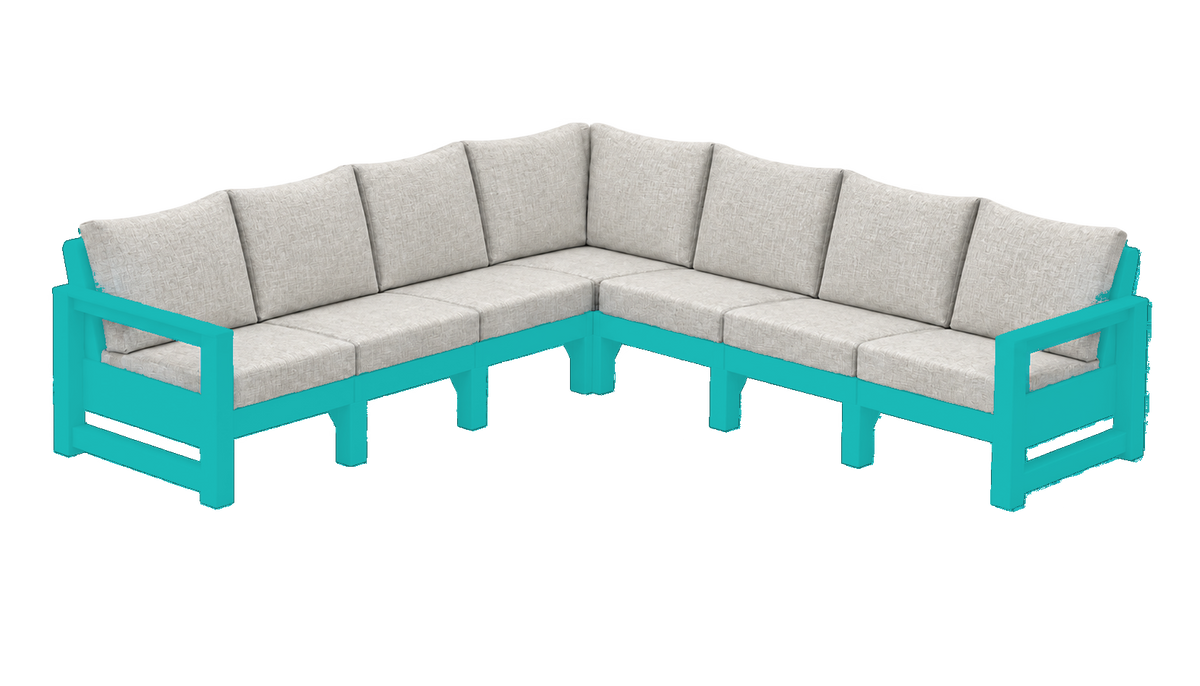 Modern Outdoor 7 Seater Sectional