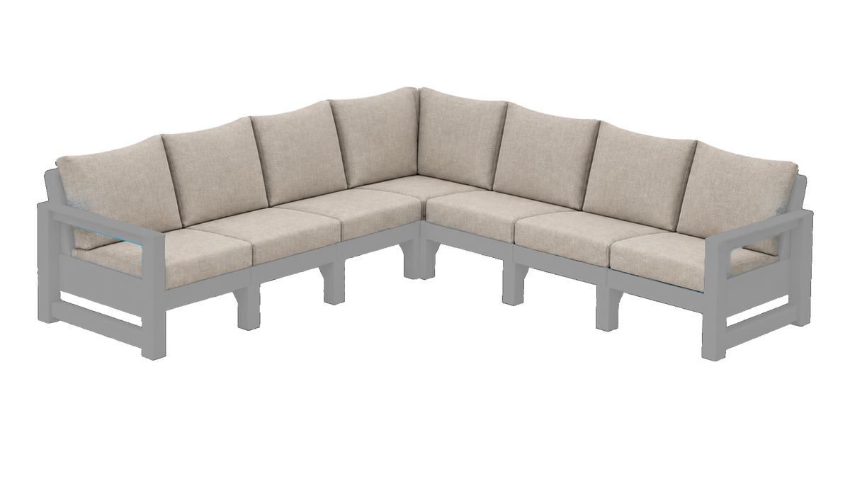 Modern Outdoor 7 Seater Sectional