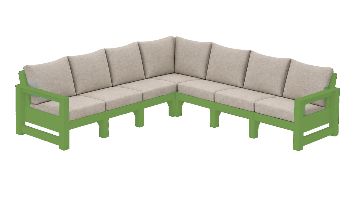Modern Outdoor 7 Seater Sectional
