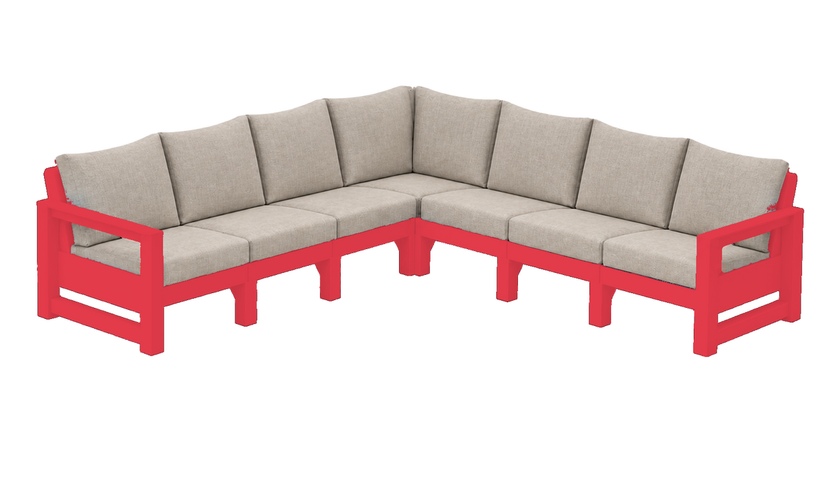Modern Outdoor 7 Seater Sectional
