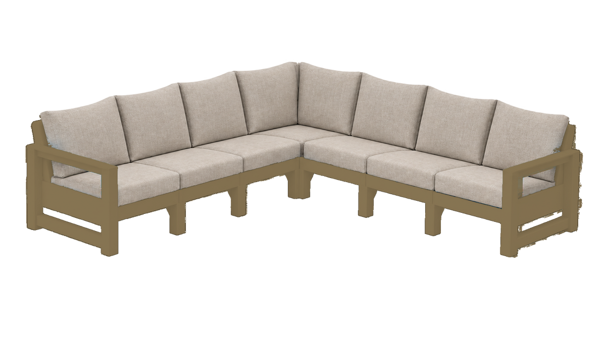Modern Outdoor 7 Seater Sectional