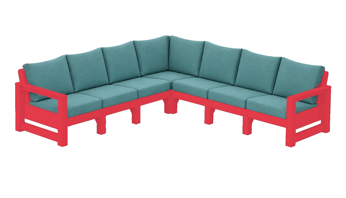 Modern Outdoor 7 Seater Sectional