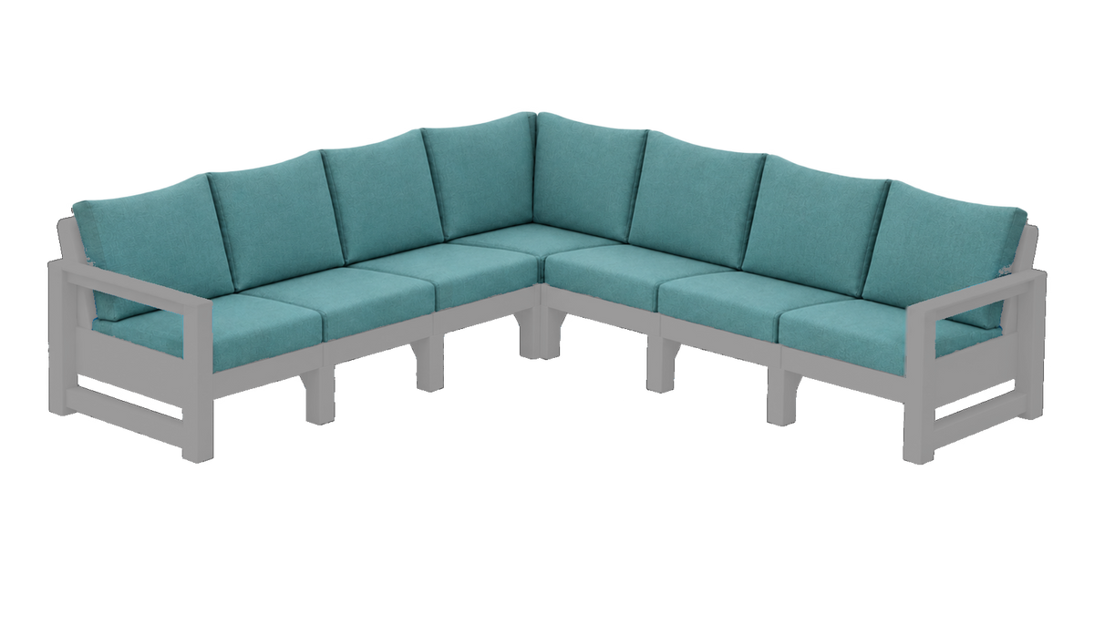 Modern Outdoor 7 Seater Sectional