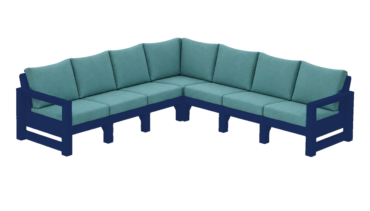 Modern Outdoor 7 Seater Sectional