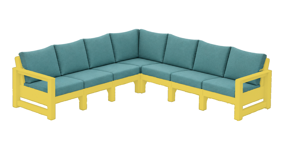 Modern Outdoor 7 Seater Sectional