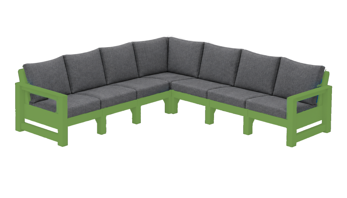 Modern Outdoor 7 Seater Sectional