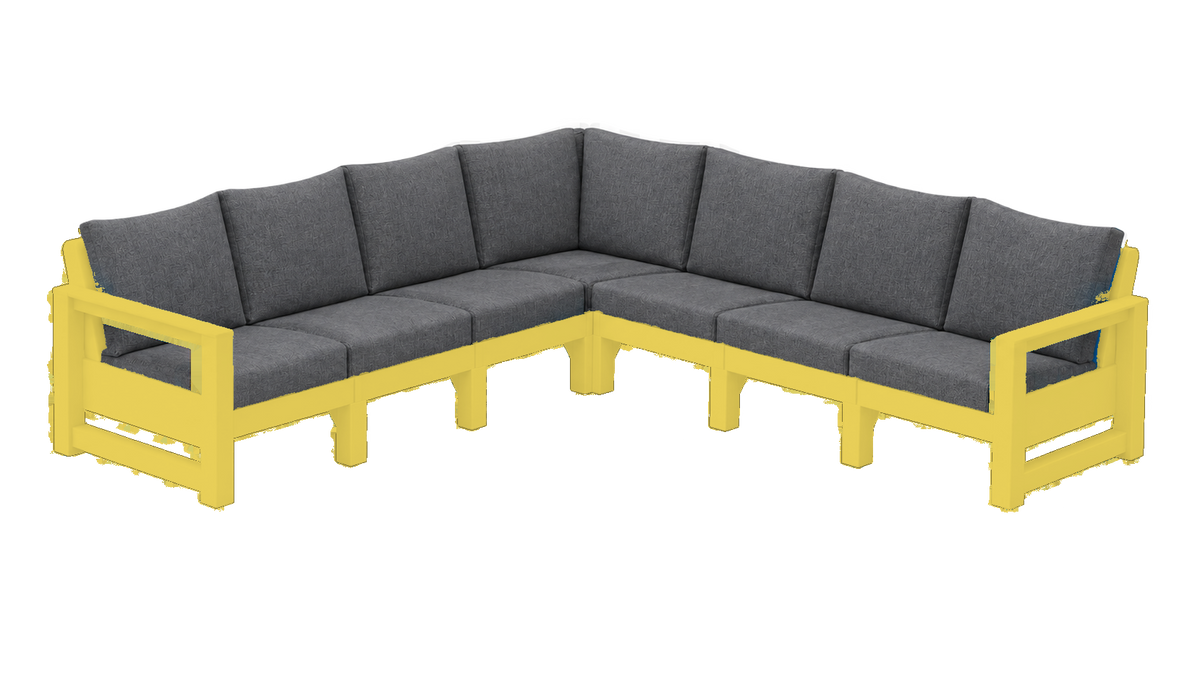Modern Outdoor 7 Seater Sectional