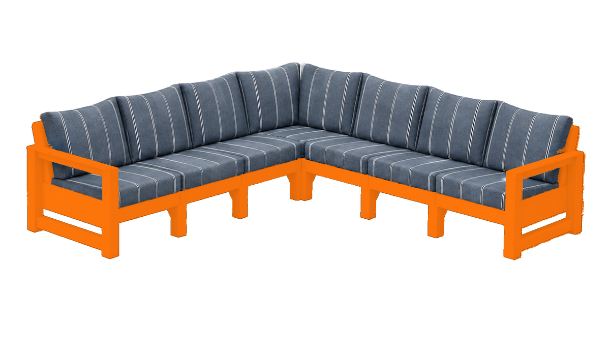 Modern Outdoor 7 Seater Sectional