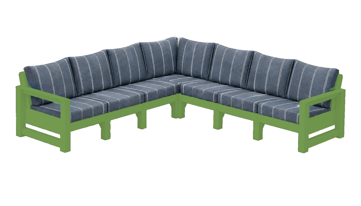 Modern Outdoor 7 Seater Sectional