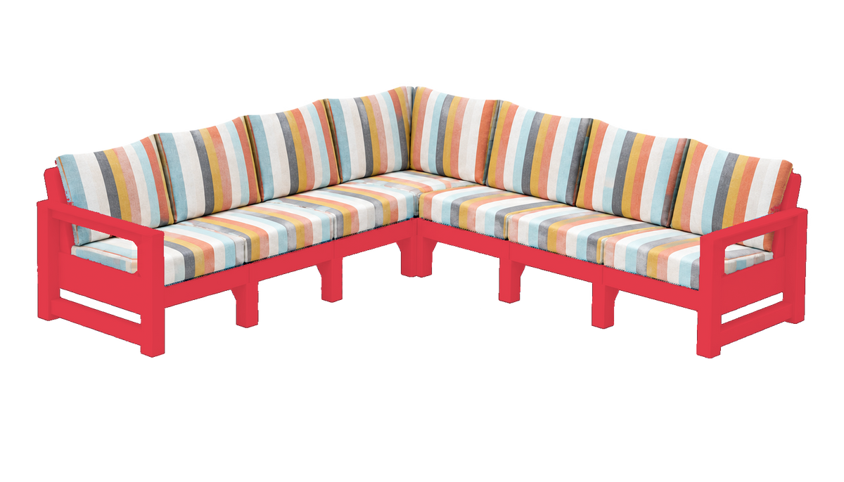 Modern Outdoor 7 Seater Sectional