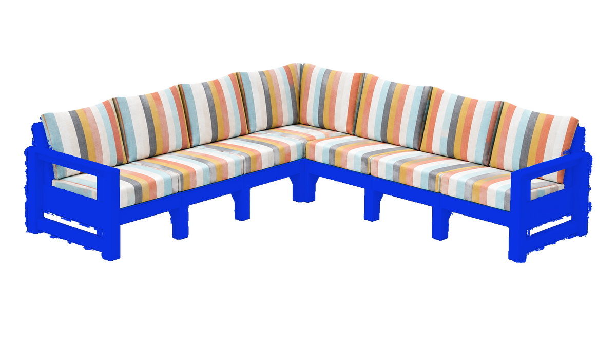 Modern Outdoor 7 Seater Sectional