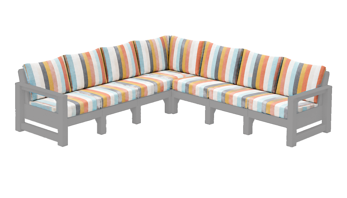 Modern Outdoor 7 Seater Sectional