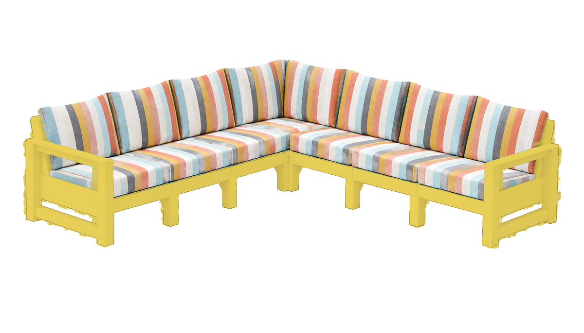Modern Outdoor 7 Seater Sectional