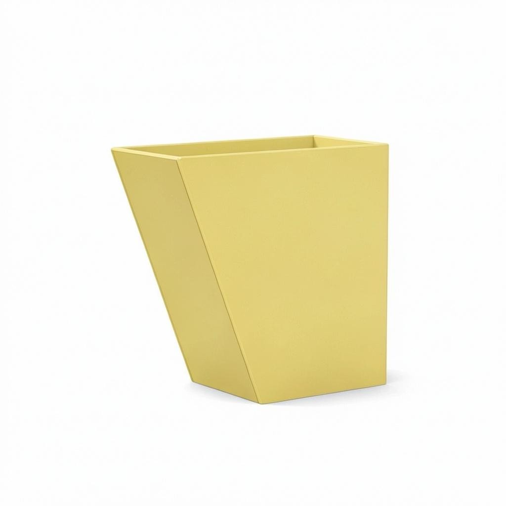 Modern Outdoor Jut Planter Box 24"H