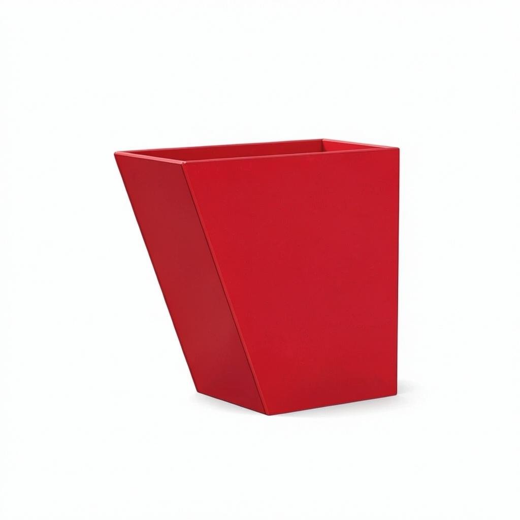 Modern Outdoor Jut Planter Box 24"H